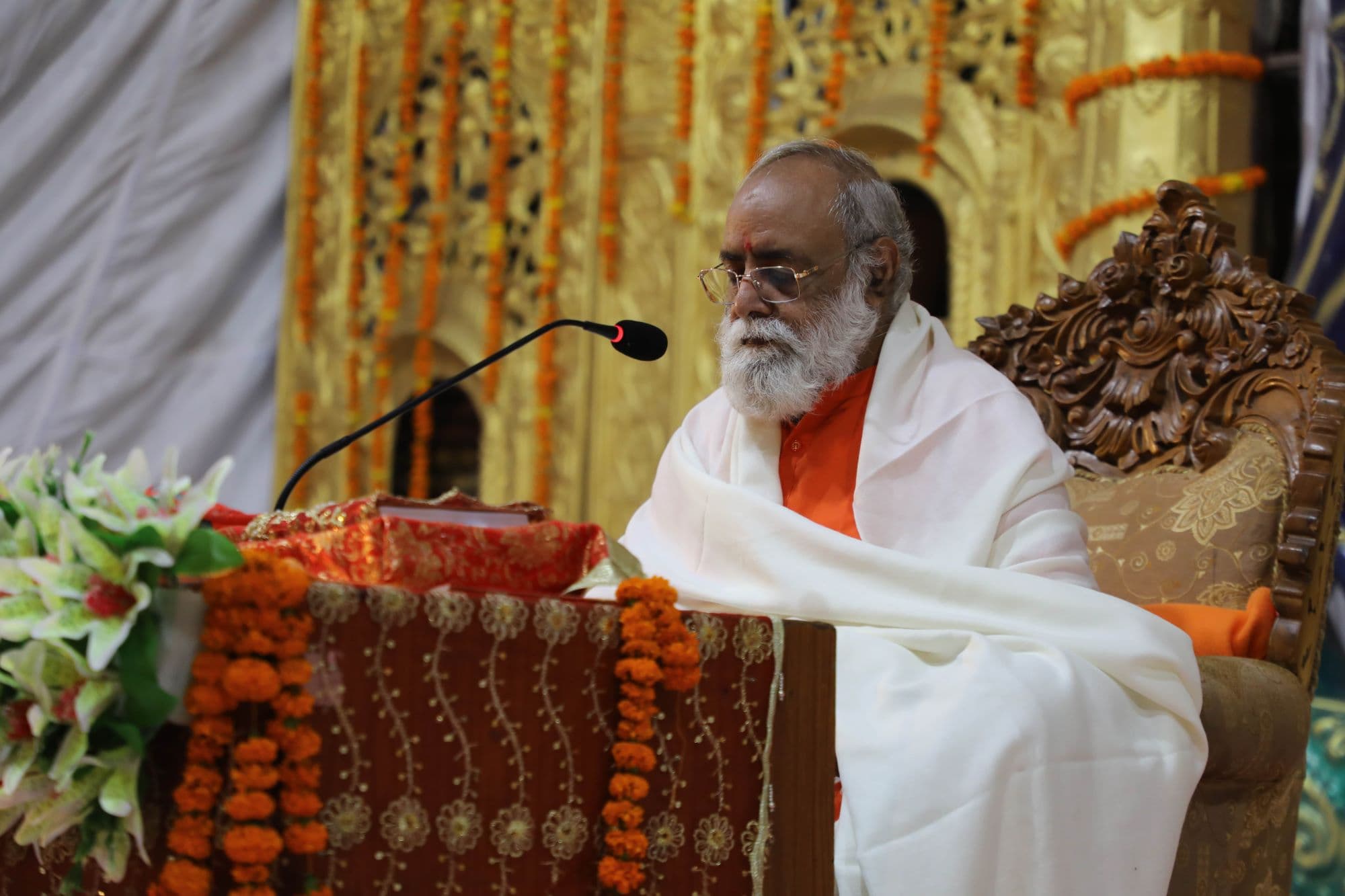 Gurudev Ji in darshan
