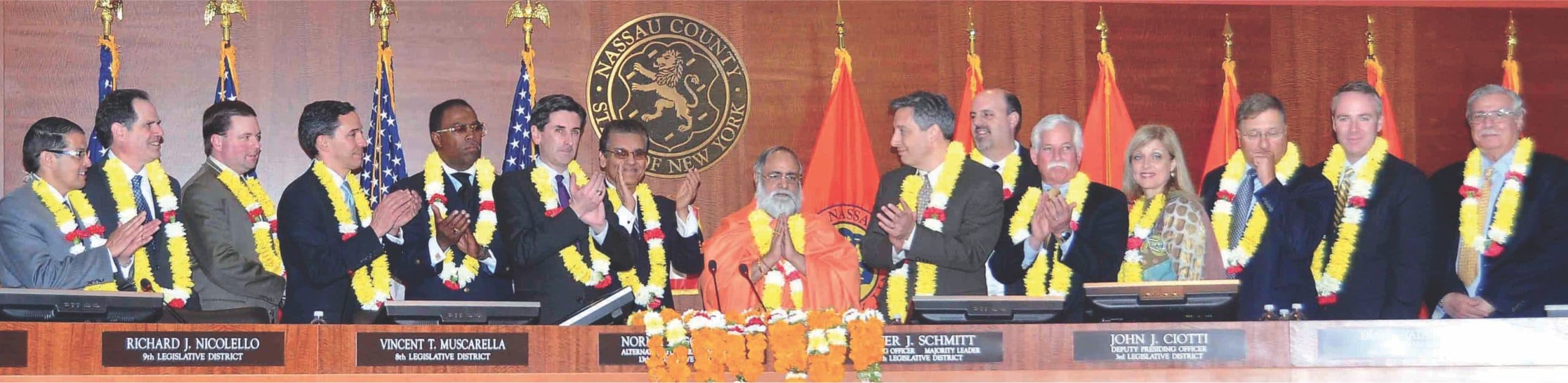 April 29, 2011 Declared as "Brahmrishi Shree Kumar Swamiji Day" in New York
